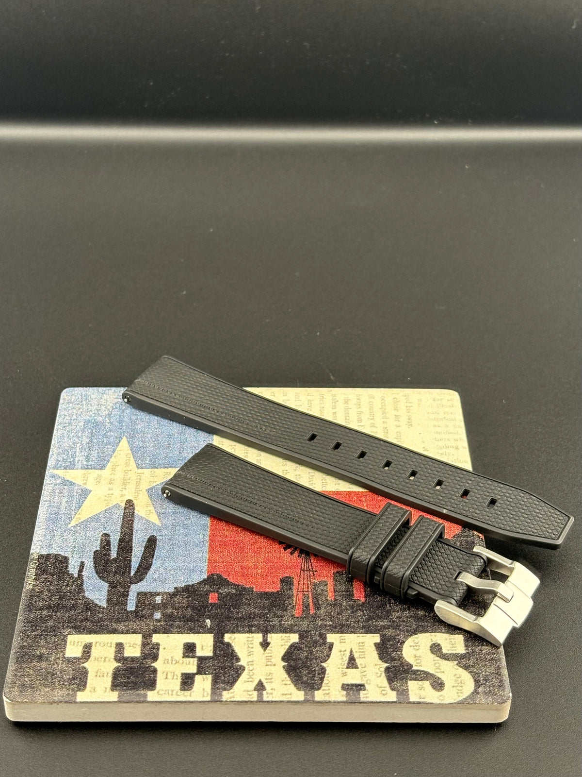 Premium Black 20mm QC FKM Strap