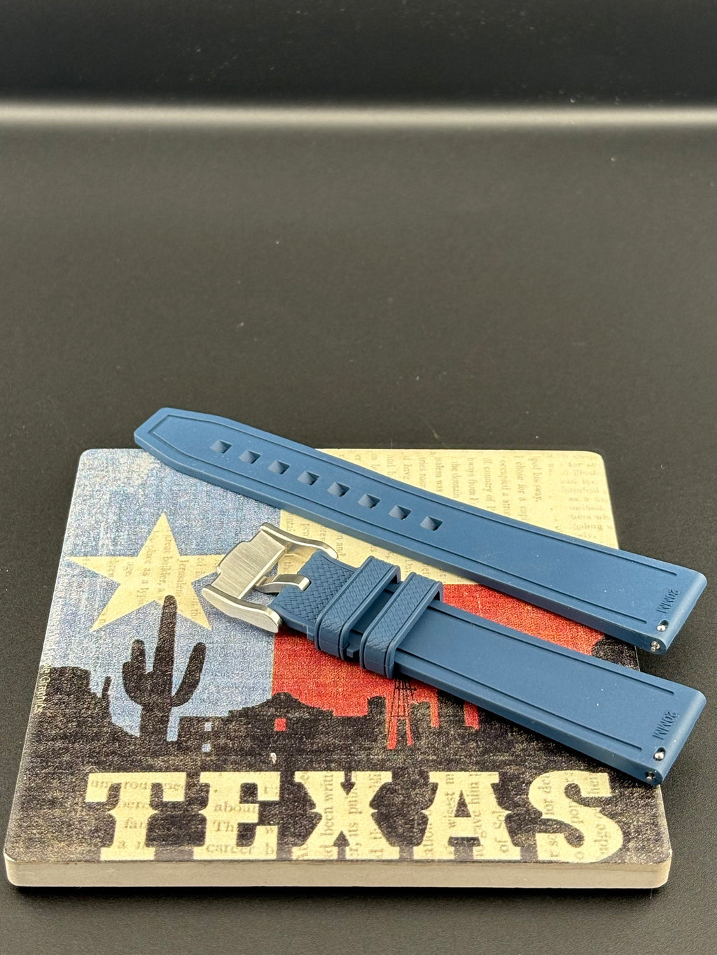 Premium Blue 20mm QC FKM Strap