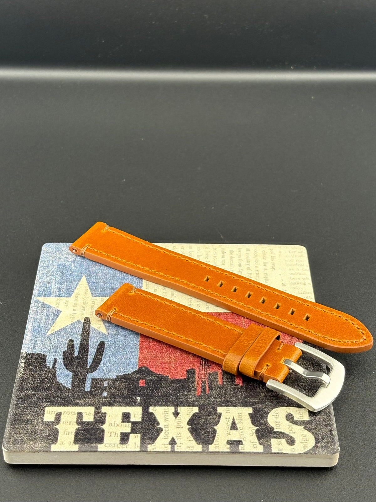 Premium Brown 20mm QC Leather Strap