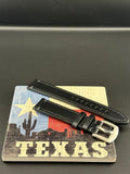 Premium Black 20mm QC Leather Strap